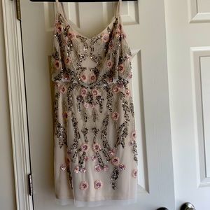 Worn once beautiful beaded dress